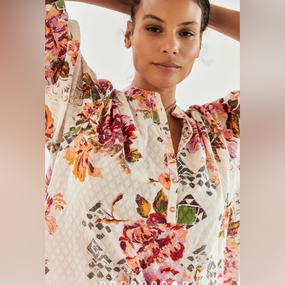 Pilcro Cropped Surf Blouse - Picture 4 of 5